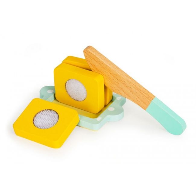 Prajitor de paine din lemn cu accesorii ecotoys hm200720 edeedihm200720