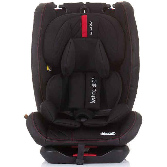 Scaun auto chipolino techno 0-36 kg ebony cu sistem isofix hubstkth02301eb