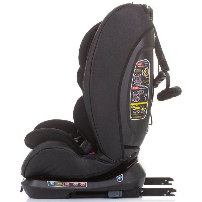 Scaun auto chipolino techno 0-36 kg ebony cu sistem isofix hubstkth02301eb