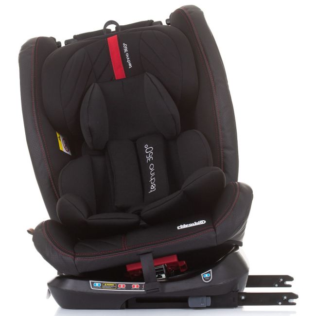 Scaun auto chipolino techno 0-36 kg ebony cu sistem isofix hubstkth02301eb