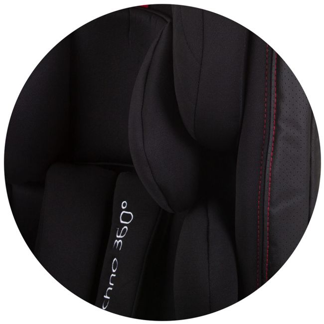 Scaun auto chipolino techno 0-36 kg ebony cu sistem isofix hubstkth02301eb