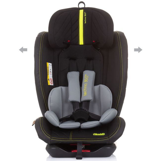 Scaun auto chipolino techno 0-36 kg glacier cu sistem isofix hubstkth02302gl