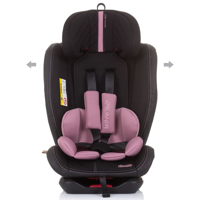 Scaun auto chipolino techno 0-36 kg rose water cu sistem isofix hubstkth02305rw