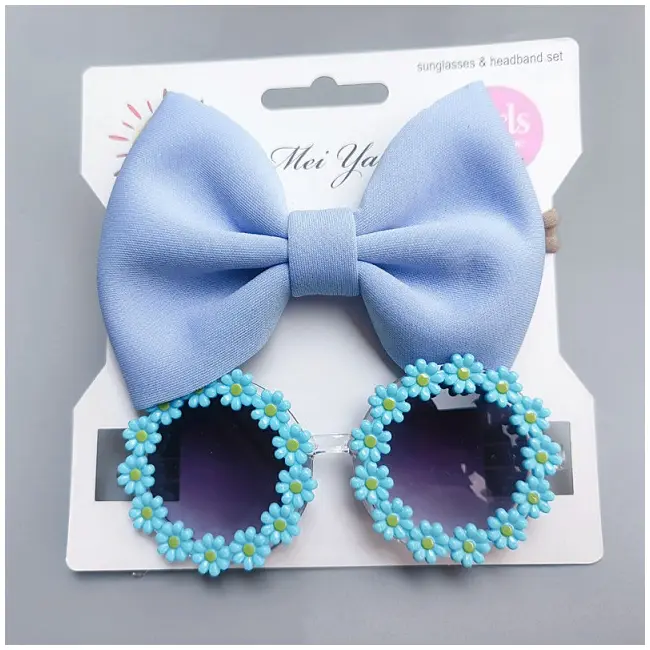 Set bentita si ochelari de soare - Blue Daisy MB1129-2
