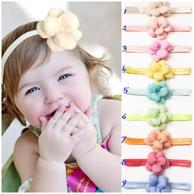 Bentita cu floricica aplicata ADx-22042-R15