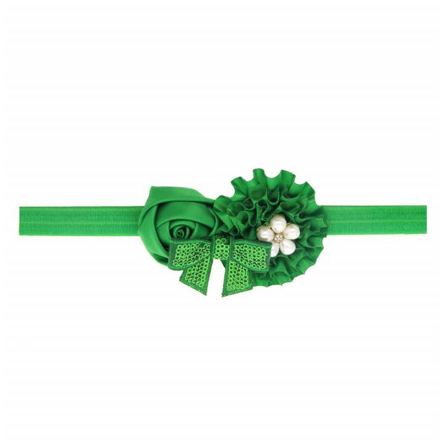 Bentita cu fundita cu paiete si perlute ADH103-R11