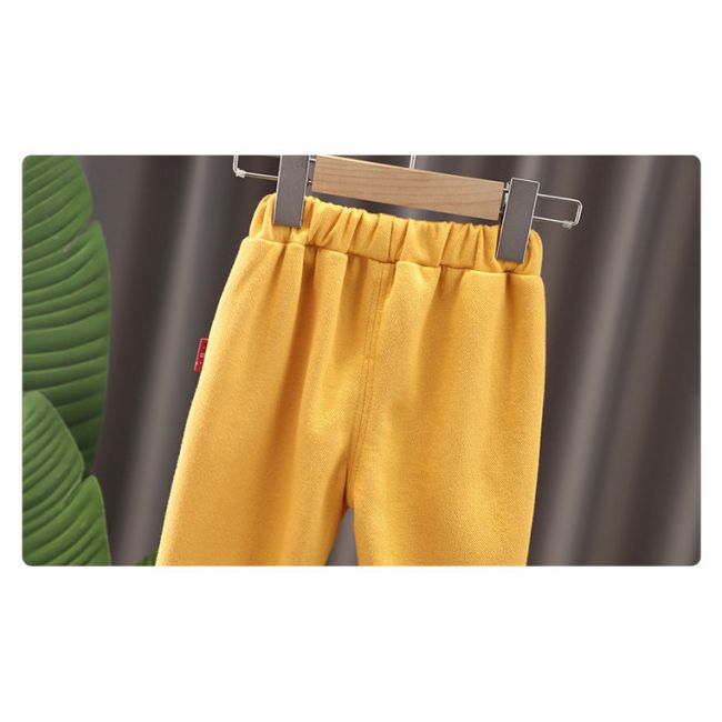 Compleu galben mustar pentru baietei - teddy (marime disponibila: 9-12 luni (marimea 20 incaltaminte)) md1394.9-12 luni (marimea 20 incaltaminte)