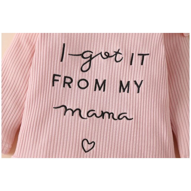 Compleu pentru fetite - i got it from my mama (marime disponibila: 9-12 luni (marimea 20 incaltaminte)) mdyu001-3-r2.9-12 luni (marimea 20 incaltaminte)