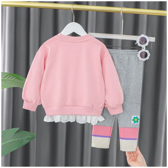 Compleu pentru fetite - Pink flower LI1283-de5