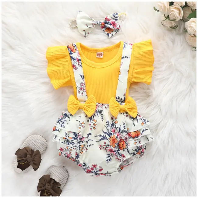 Costumas cu bluzita galbena si pantalonasi bufanti (marime disponibila: 9-12 luni (marimea 20 incaltaminte)) mbrz226-1-de2.9-12 luni (marimea 20 incaltaminte)