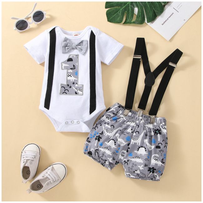 Costumas cu body pentru baietei - first dino (marime disponibila: 9-12 luni (marimea 20 incaltaminte)) mdt0032.9-12 luni (marimea 20 incaltaminte)