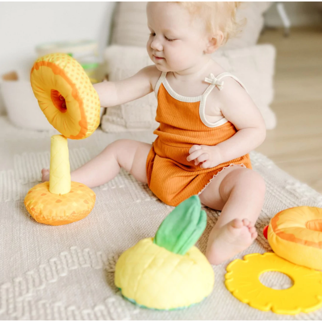 Jucarie bebe ananas de stivuit - okemd30743