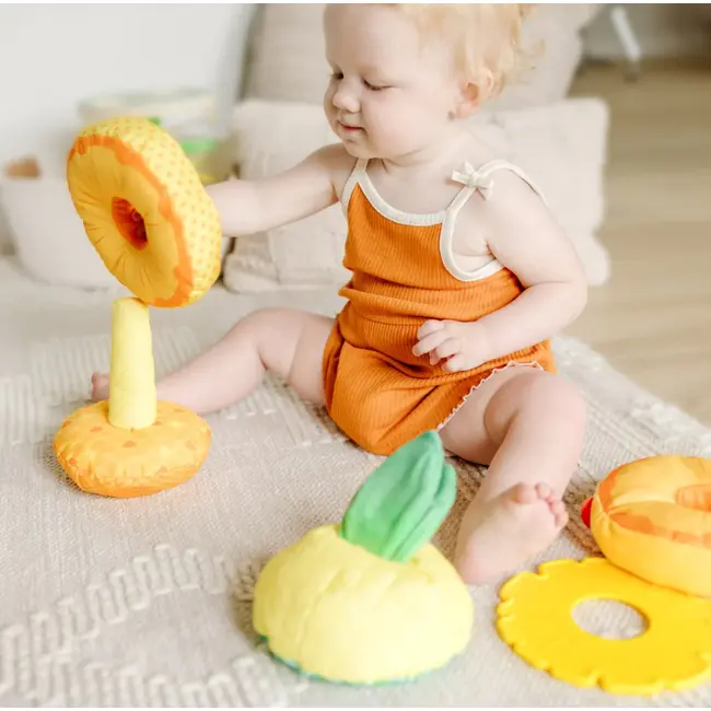 Jucarie bebe ananas de stivuit - okemd30743