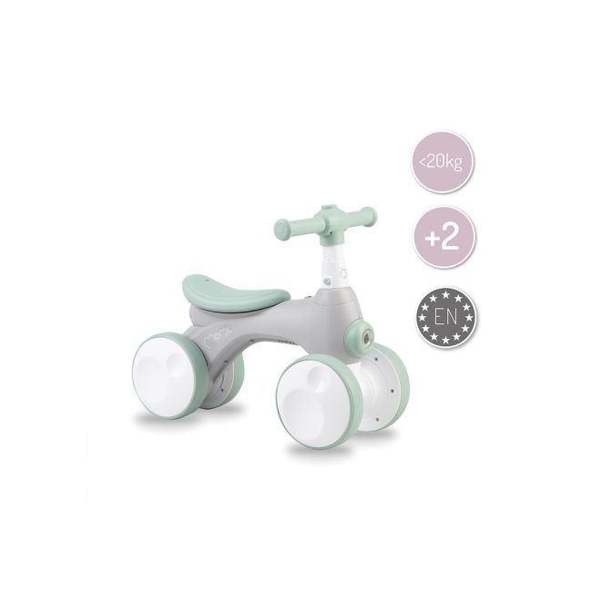 Bicicleta cu lumini, sunet si difuzor de balonase, Momi Tobis - Grey KRTROBI00043