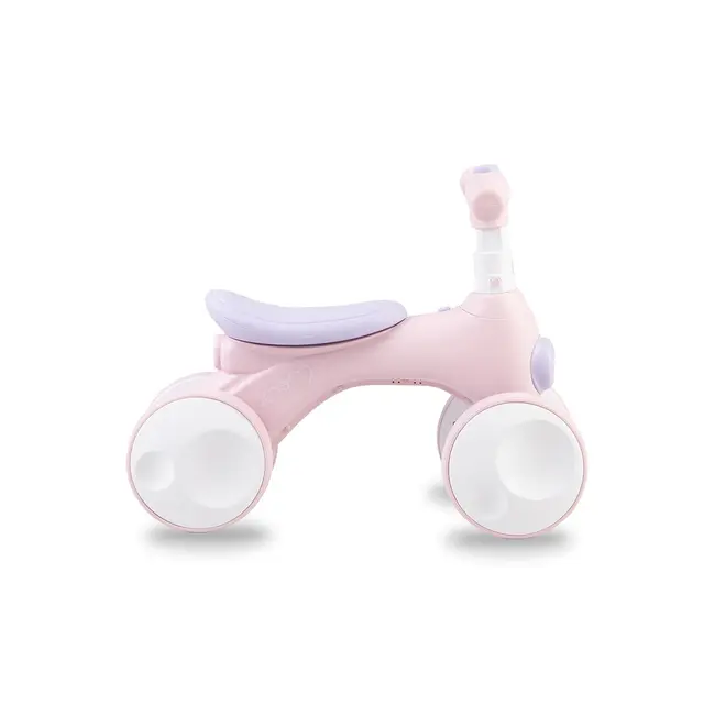 Bicicleta cu lumini, sunet si difuzor de balonase, Momi Tobis - Pink KRTROBI00042