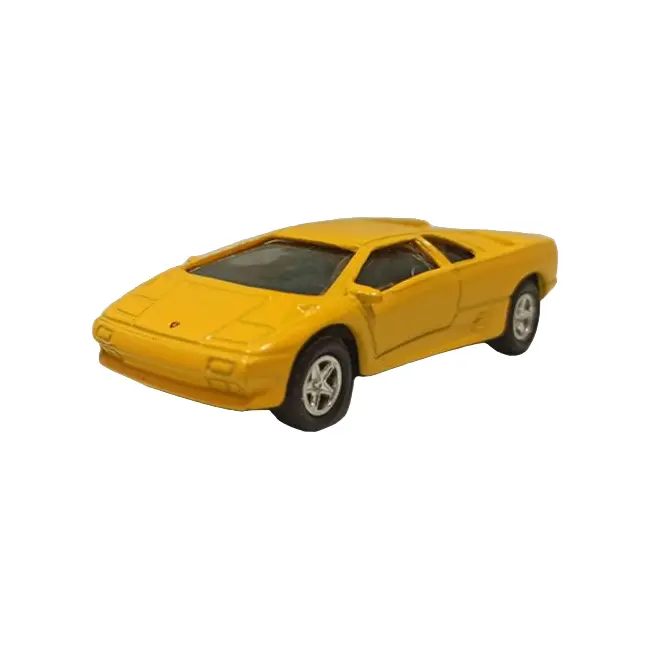 Masinuta die cast 7.5 cm, scara 1:60, lamborghini galben - okegoki12073lg
