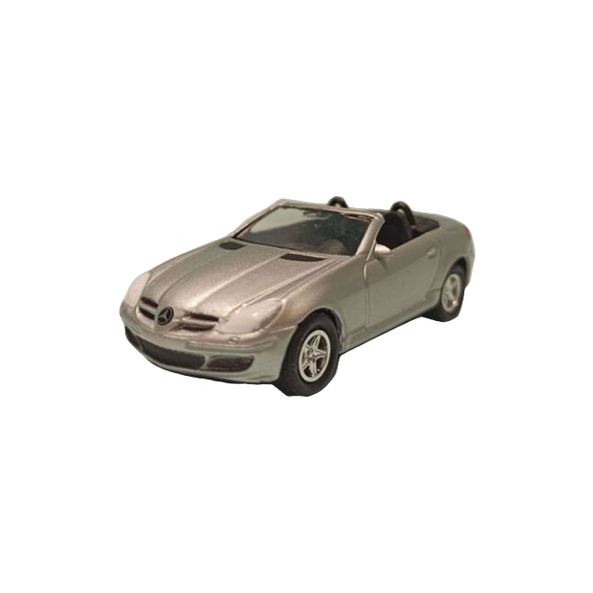 Masinuta die cast 7.5 cm, scara 1:60, mercedes benz gri - okegoki12073mbg