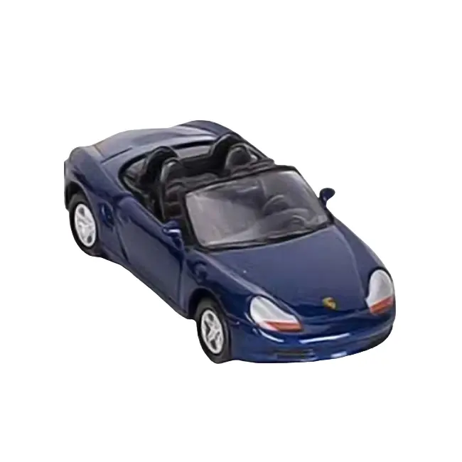 Masinuta die cast 7.5 cm, scara 1:60, porsche albastru - okegoki12073pa