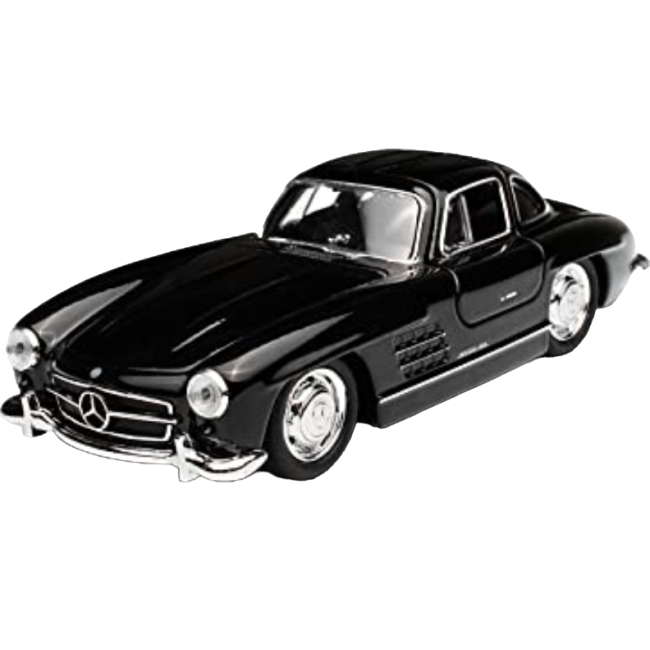 Masinuta die cast mercedes-benz 300sl coupé 1954, scara 1:36, 12.8 cm, negru - okegoki12177n