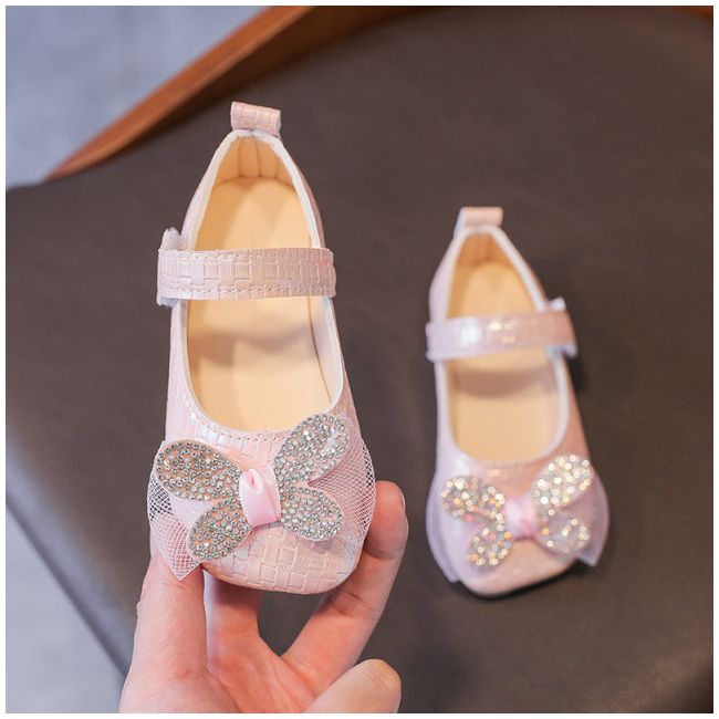 Pantofi eleganti roz sidefat - Butterfly MDXGTG11-2
