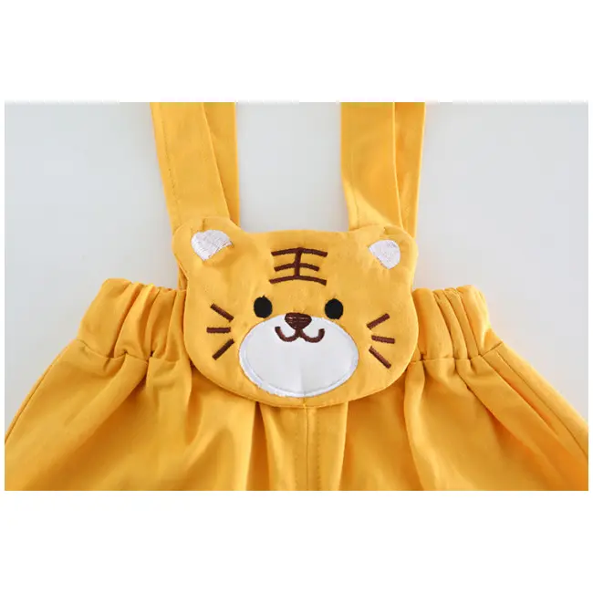 Salopeta galben mustar pentru baietei - Lion LI1324-de5