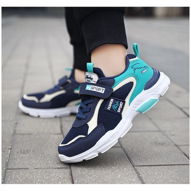 Adidasi bleumarine cu turcoaz si alb (marime disponibila: marimea 30) li20220656-4.marimea 30