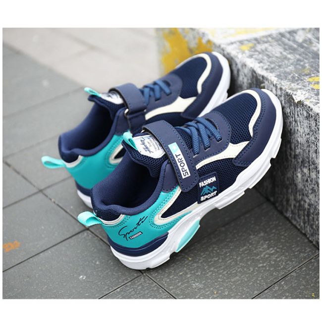Adidasi bleumarine cu turcoaz si alb (marime disponibila: marimea 30) li20220656-4.marimea 30