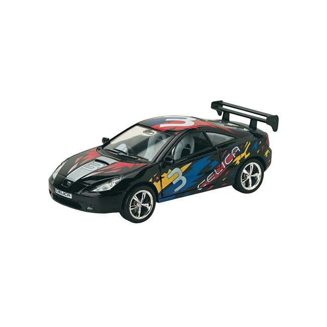 Masinuta die cast de curse, scara 1:36, 12.5 cm, toyota celica - okegoki12188tc