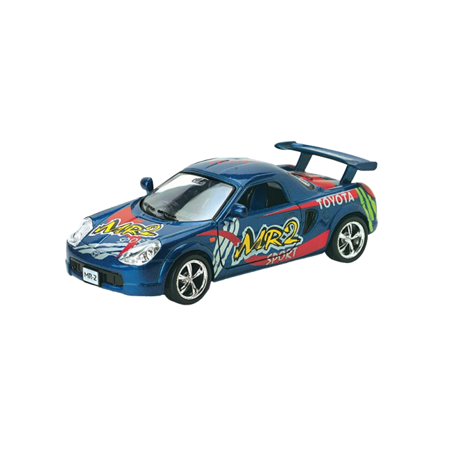Masinuta die cast de curse, scara 1:36, 12.5 cm, toyota mr2 - okegoki12188tm