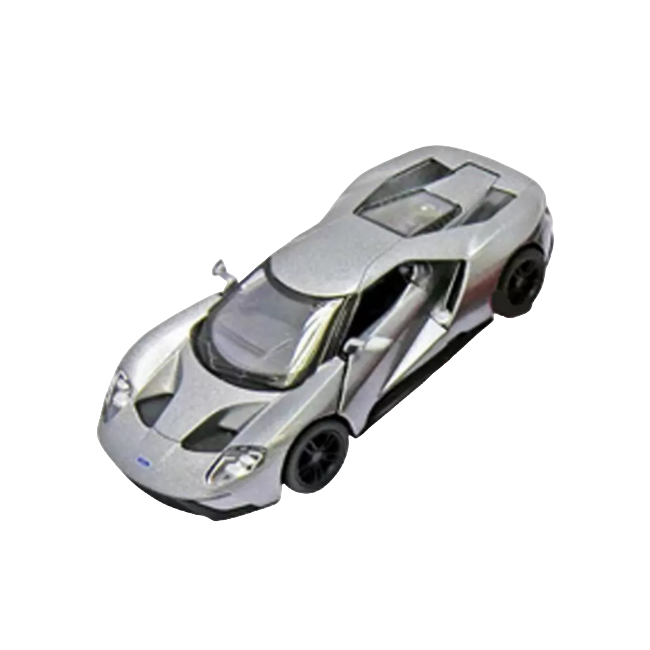 Masinuta die cast ford gt 2017, scara 1:38, 12.5 cm, gri - okegoki12256