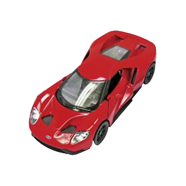 Masinuta die cast ford gt 2017, scara 1:38, 12.5 cm, rosie - okegoki12256r