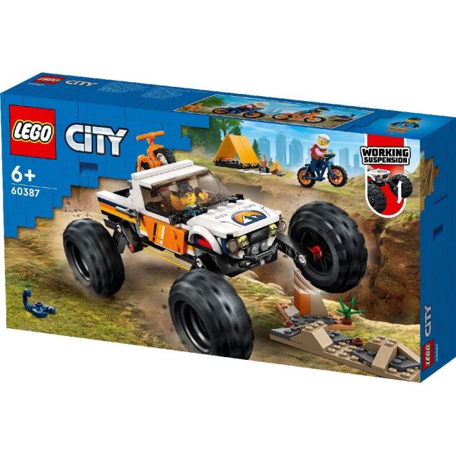 LEGO CITY AVENTURI OFF ROAD CU VEHCIUL 4X4 60387 VIVLEGO60387