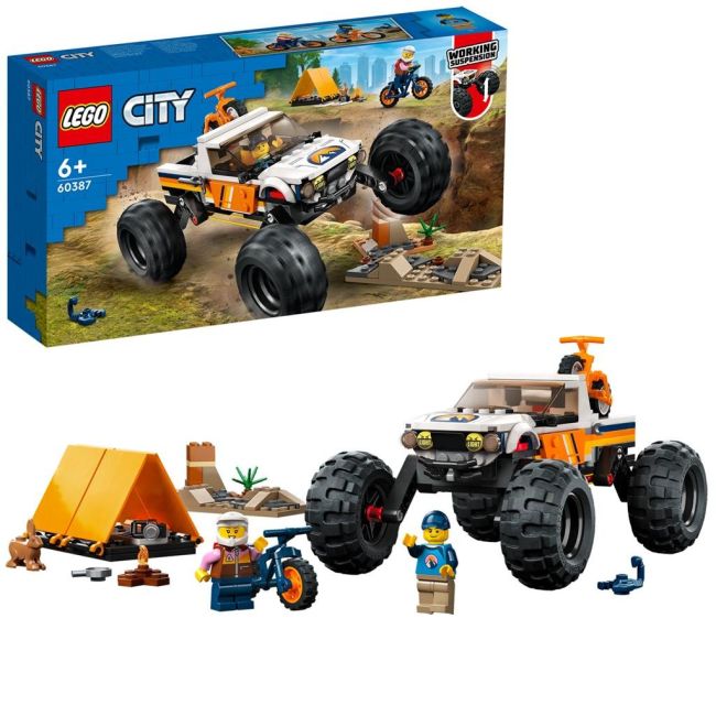 LEGO CITY AVENTURI OFF ROAD CU VEHCIUL 4X4 60387 VIVLEGO60387