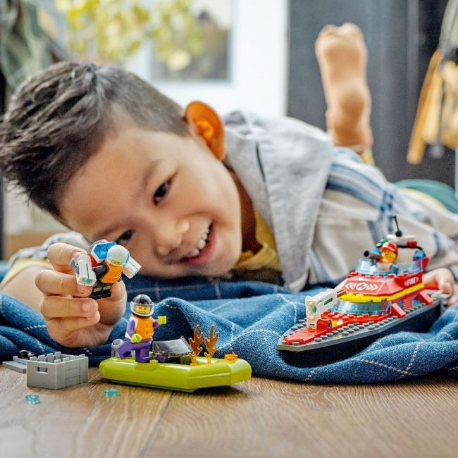 LEGO CITY BARCA DE SALVARE A POMPIERILOR 60373 VIVLEGO60373
