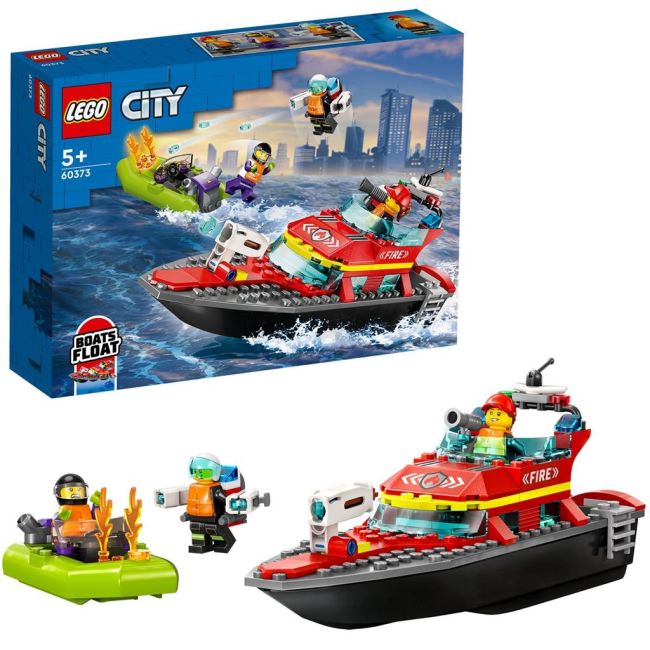 LEGO CITY BARCA DE SALVARE A POMPIERILOR 60373 VIVLEGO60373