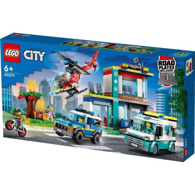 LEGO CITY CENTRU PENTRU VEHICULE DE URGENTA 60371 VIVLEGO60371