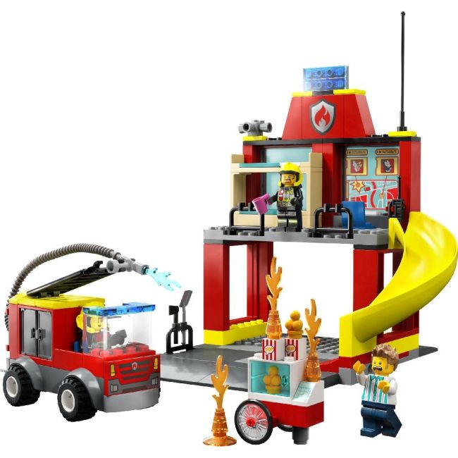 LEGO CITY STATIA SI MASINA DE POMPIERI 60375 VIVLEGO60375