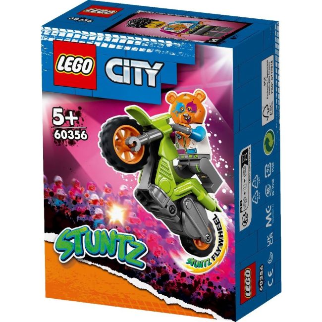 LEGO CITY STUNTZ MOTOCICLETA DE CASCADORIE CU URS 60356 VIVLEGO60356