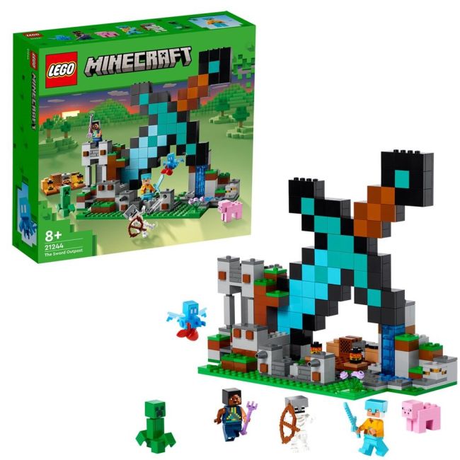 LEGO MINECRAFT AVANPOSTUL SABIEI 21244 VIVLEGO21244