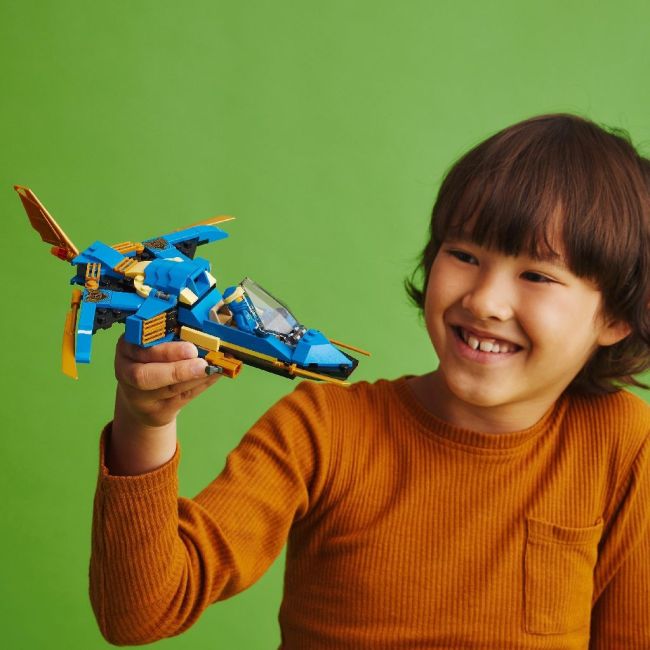 LEGO NINJAGO AVIONUL CU REACTIE FULGER EVO AL LUI JAY 71784 VIVLEGO71784
