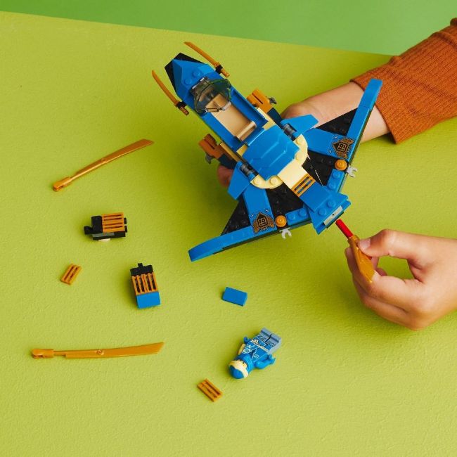 LEGO NINJAGO AVIONUL CU REACTIE FULGER EVO AL LUI JAY 71784 VIVLEGO71784