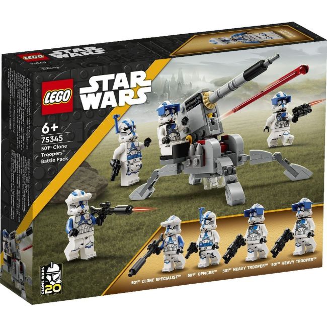 LEGO STAR WARS PACHET DE LUPTA CLONE TROOPERS DIVIZIA 501 75345 VIVLEGO75345