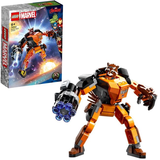 LEGO SUPER HEROES ARMURA DE ROBOT A LUI ROCKET 76243 VIVLEGO76243