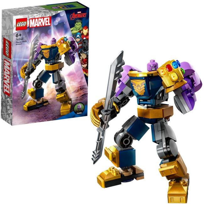 LEGO SUPER HEROES ARMURA DE ROBOT A LUI THANOS 76242 VIVLEGO76242