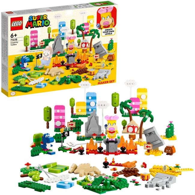 LEGO SUPER MARIO SET DE CREATOR CUTIA DE UNELTE PENTRU CREATIVITATE 71418 VIVLEGO71418