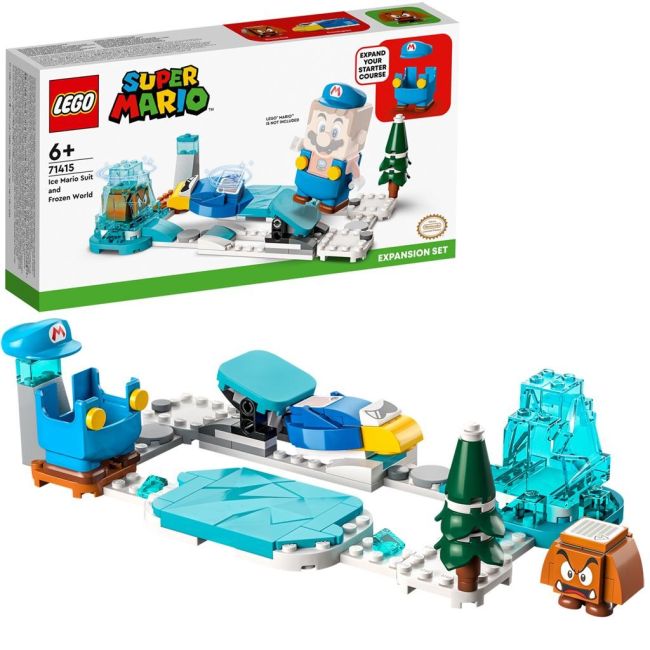 LEGO SUPER MARIO SET DE EXTINDERE COSTUM MARIO CRIO SI LUMEA DE GHEATA 71415 VIVLEGO71415
