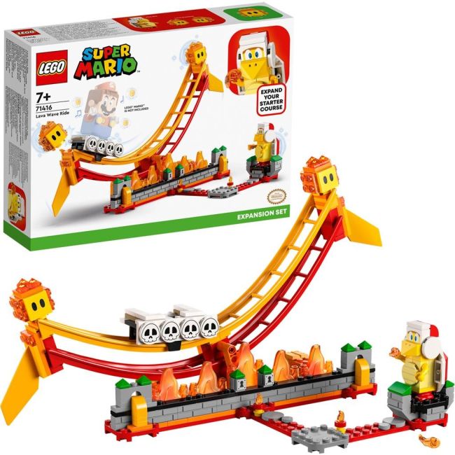LEGO SUPER MARIO SET DE EXTINDERE PLIMBARE PE VALUL DE LAVA 71416 VIVLEGO71416