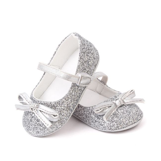 Pantofiori argintii cu sclipici AMD2754-3-c1