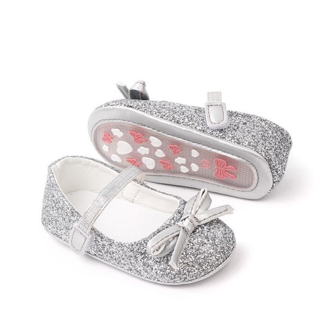 Pantofiori argintii cu sclipici AMD2754-3-c1
