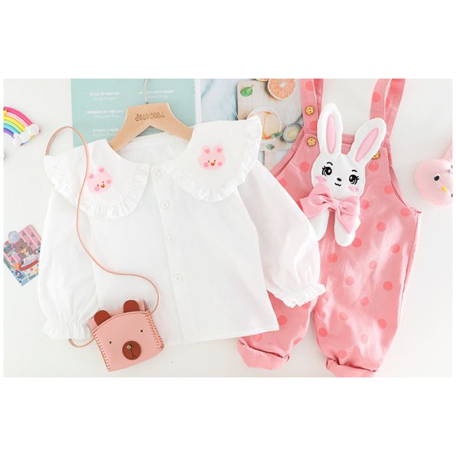 Salopeta roz cu buline - Bunny AM1303-de5